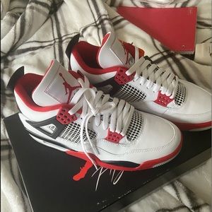 Air Jordan 4’s , Fire reds